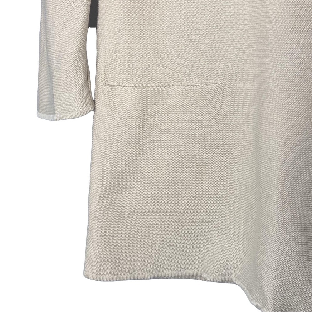 BYLYSE SPENARD Cream Cotton Modal Pocket Tunic Top‎ Quiet Luxury XS - Picture 13 of 16